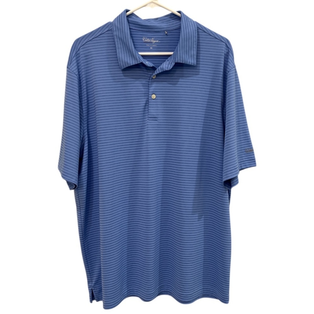 Walter Hagen XL Light Blue Striped Shirt